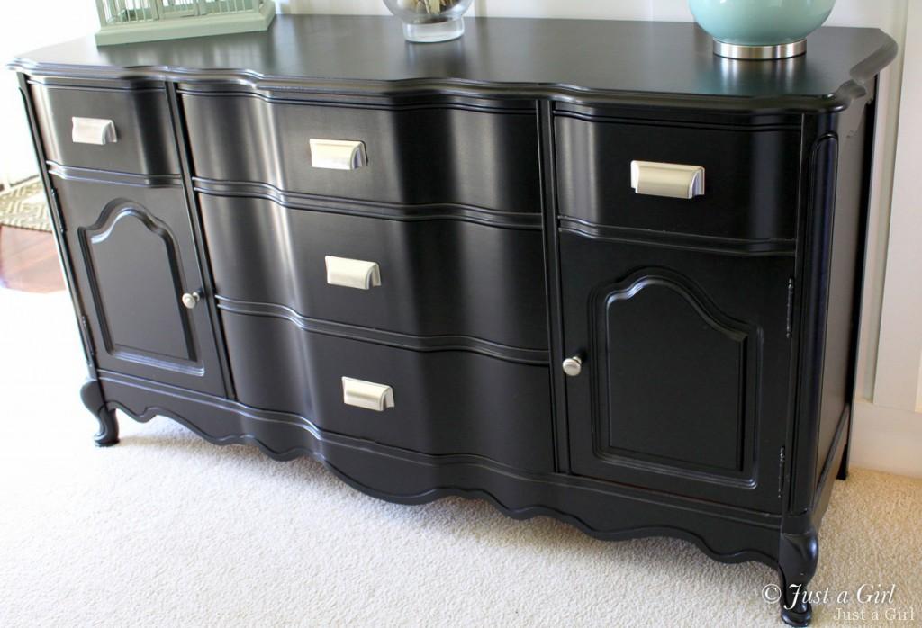 how to paint furniture {update} - just a girl blog