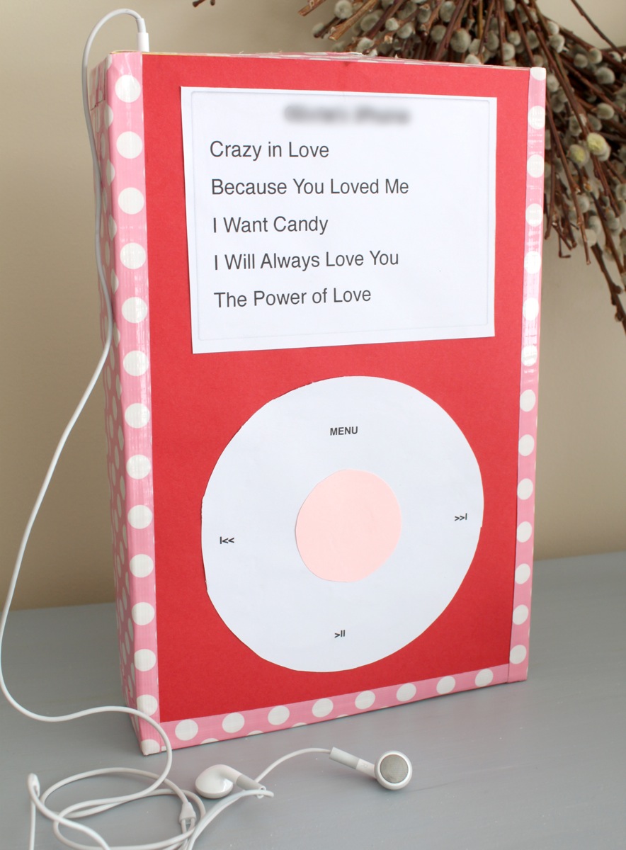Valentine s box ipod