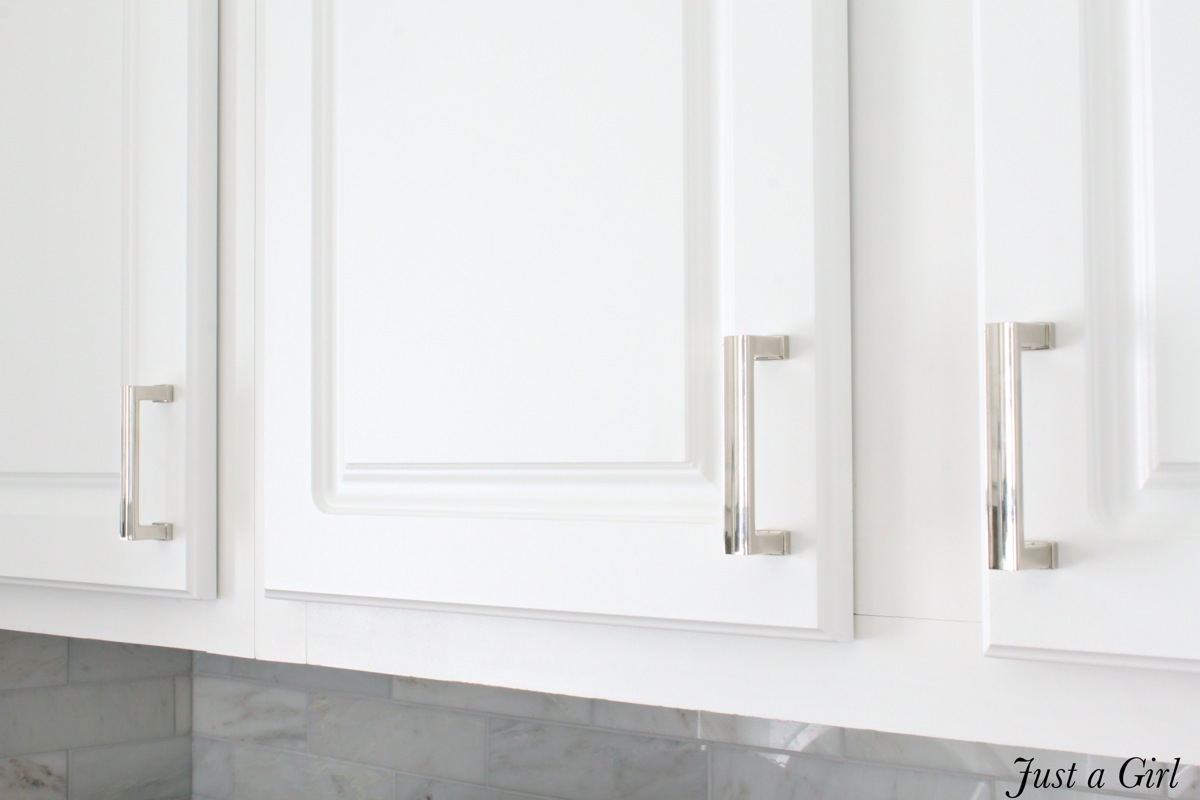 How To Install Cabinet Hardware Just A Girl Blog