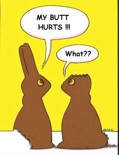Chocolate easter bunny