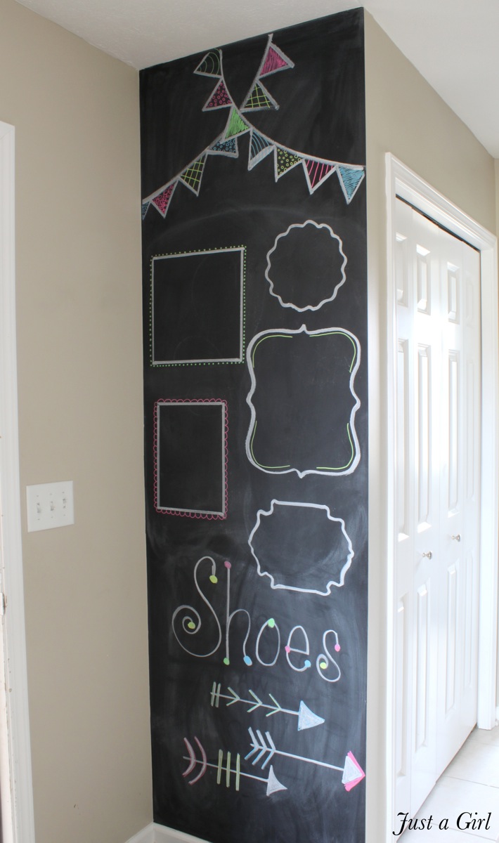 Diy chalkboard wall