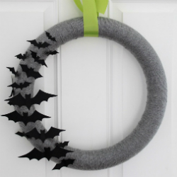 Bat wreath