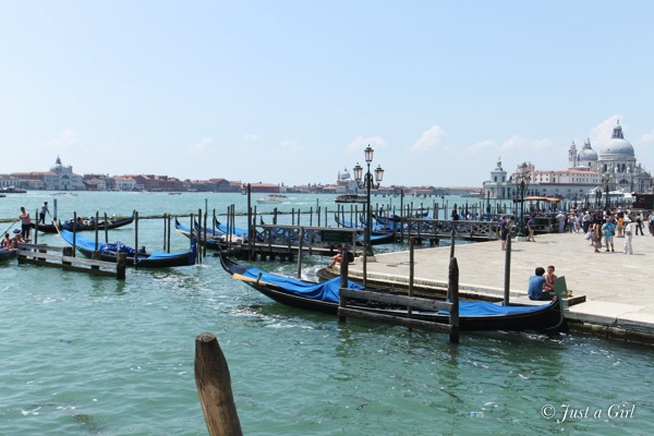 Venice Italy gondolas