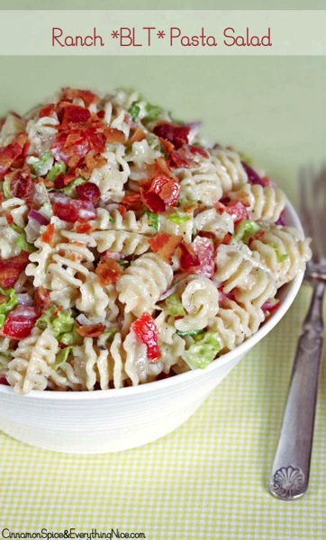BLT Pasta Salad with Ranch