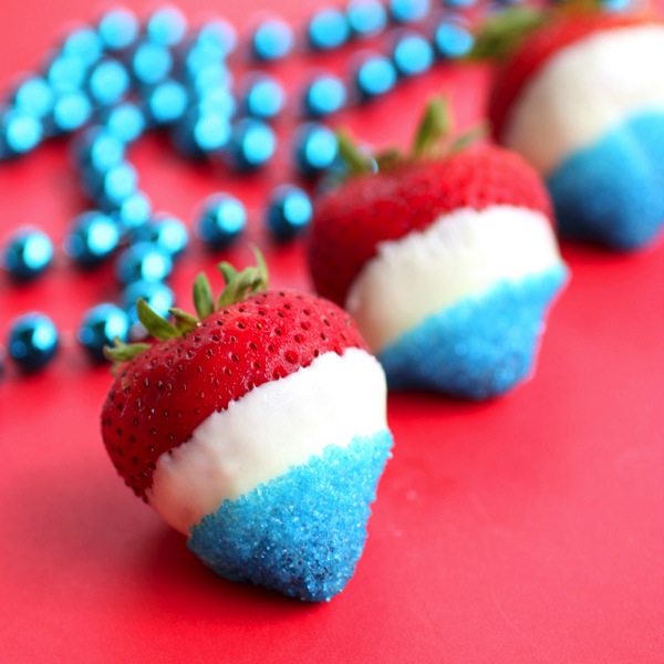 Fourth of July strawberries