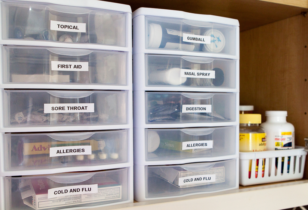 Organized medicine cabinet-2